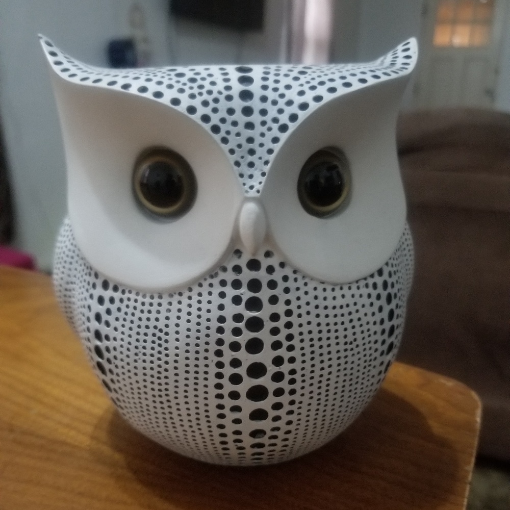 White owl holder